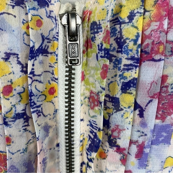 Plenty by Tracy Reese Evanthe Pleated Floral Dress Size 6 - Picture 9 of 11